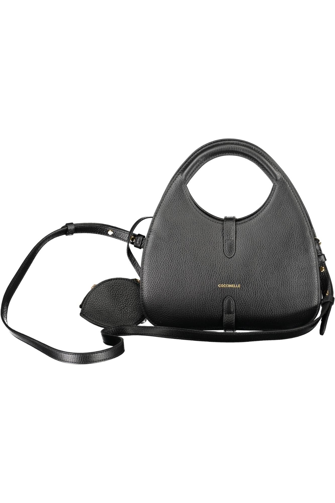 Coccinelle Schwarzes Leder Frauen Handtasche