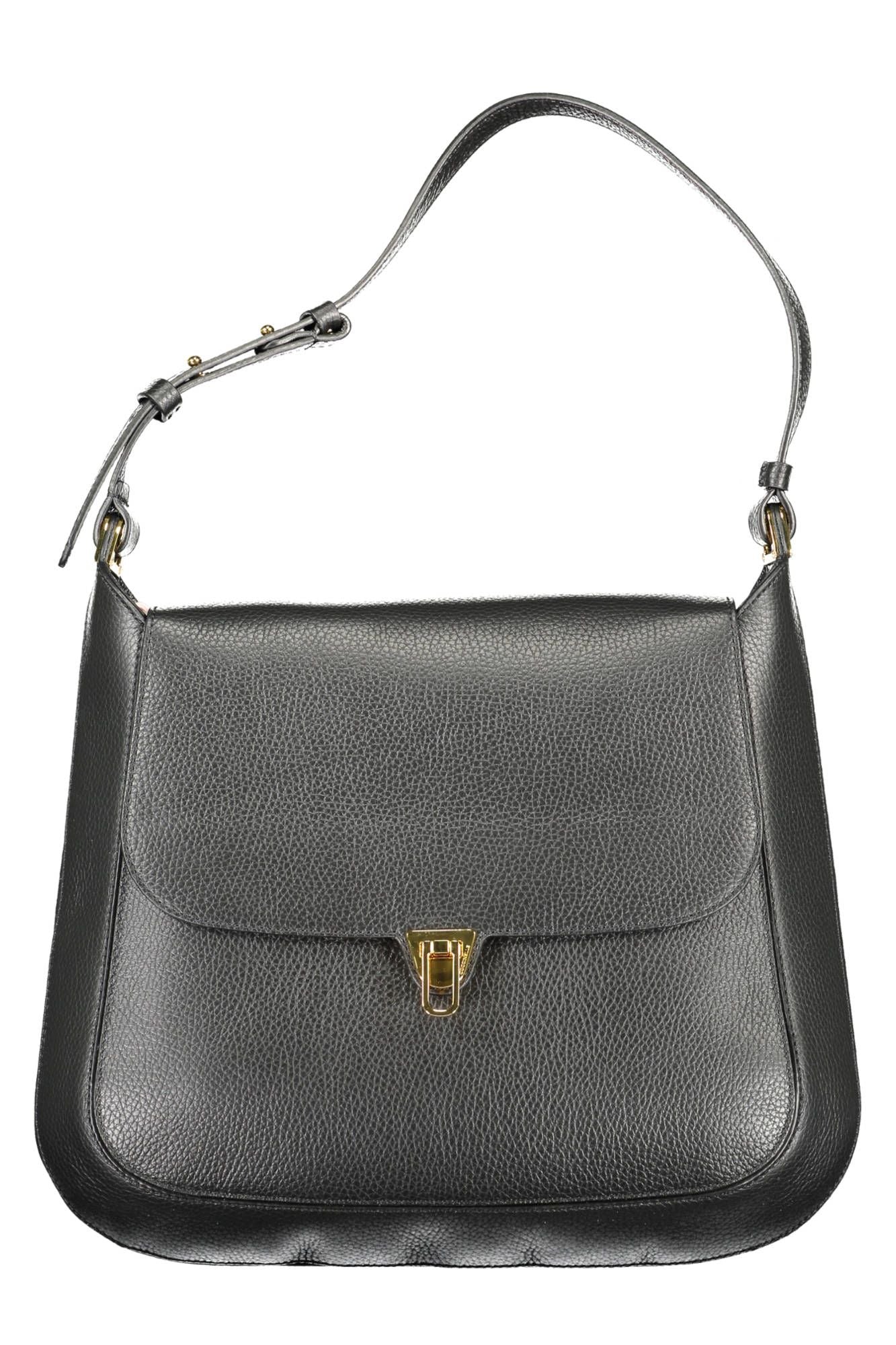 Coccinelle Schwarzes Leder Frauen Handtasche