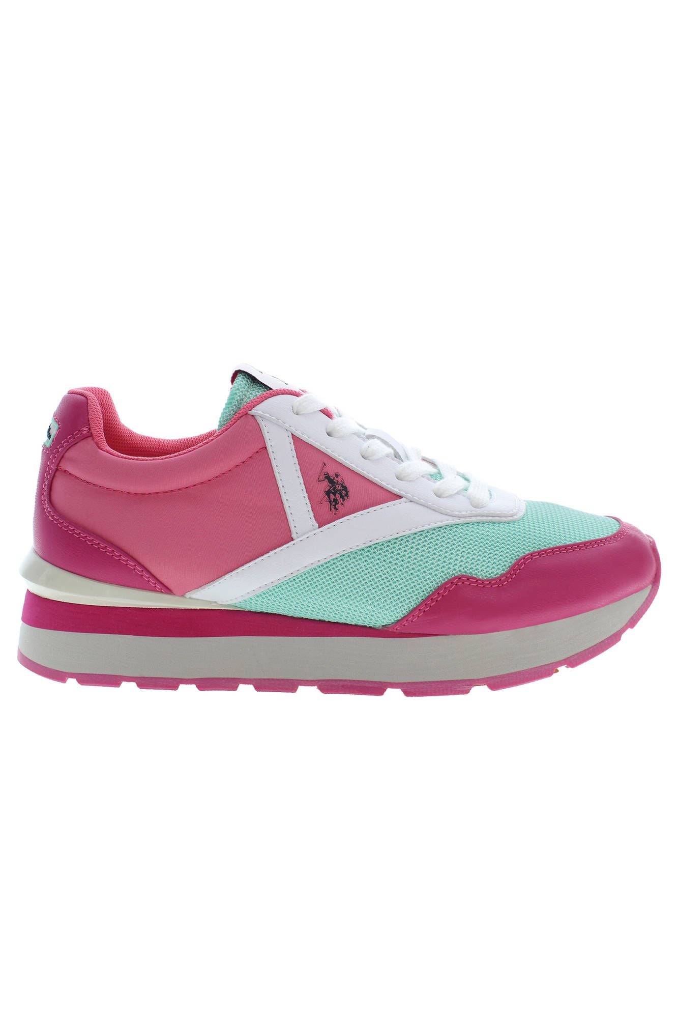 U.S. POLO ASSN. Pink polyester women's sneakers