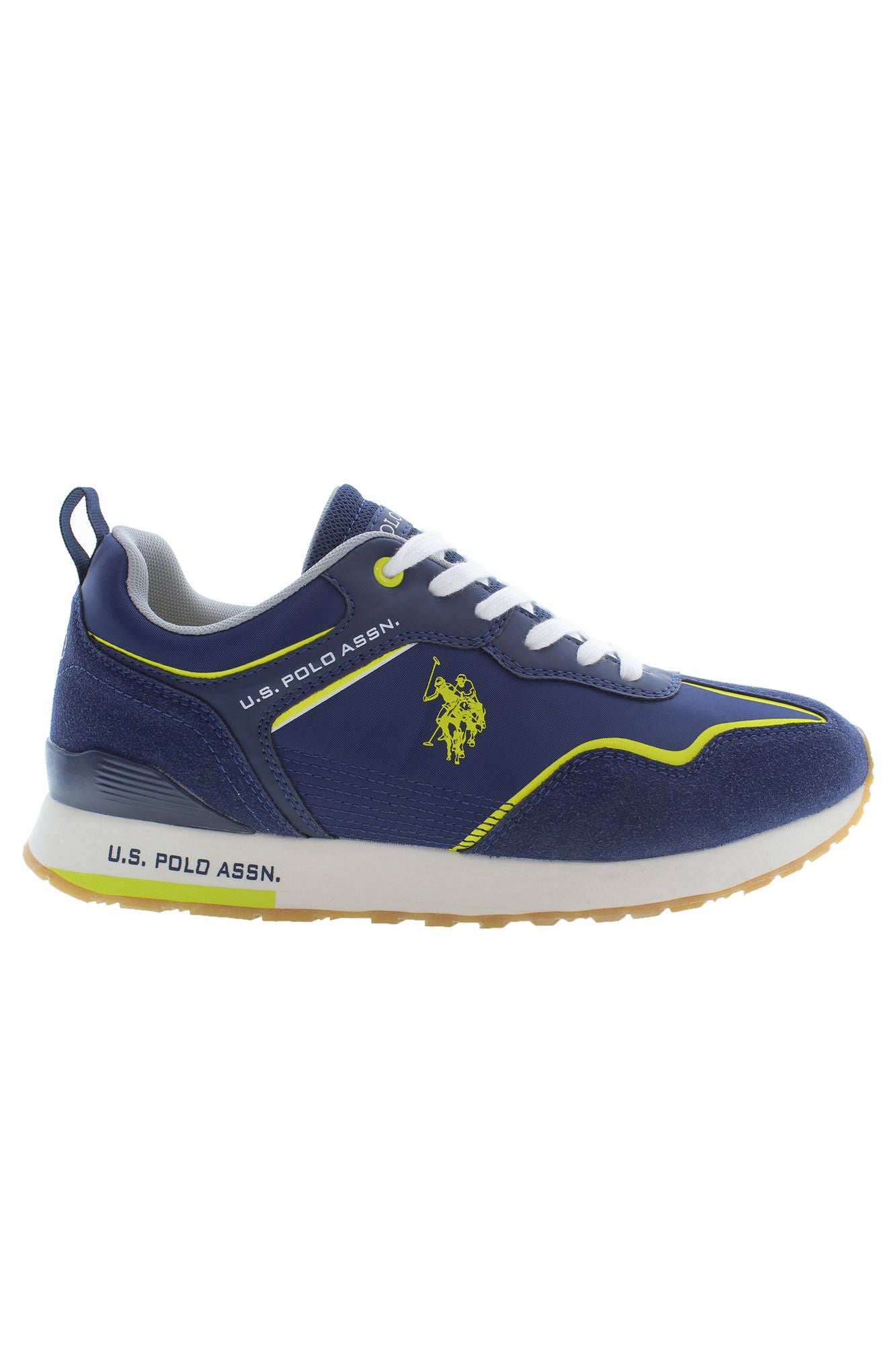 US POLO ASSN. Blue Polyester Men's Sneaker