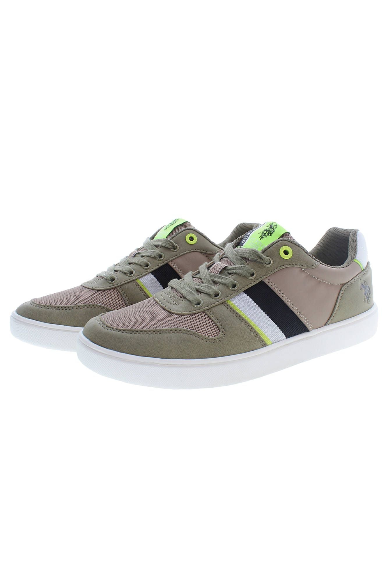 US POLO ASSN. Green Polyester Men's Sneaker