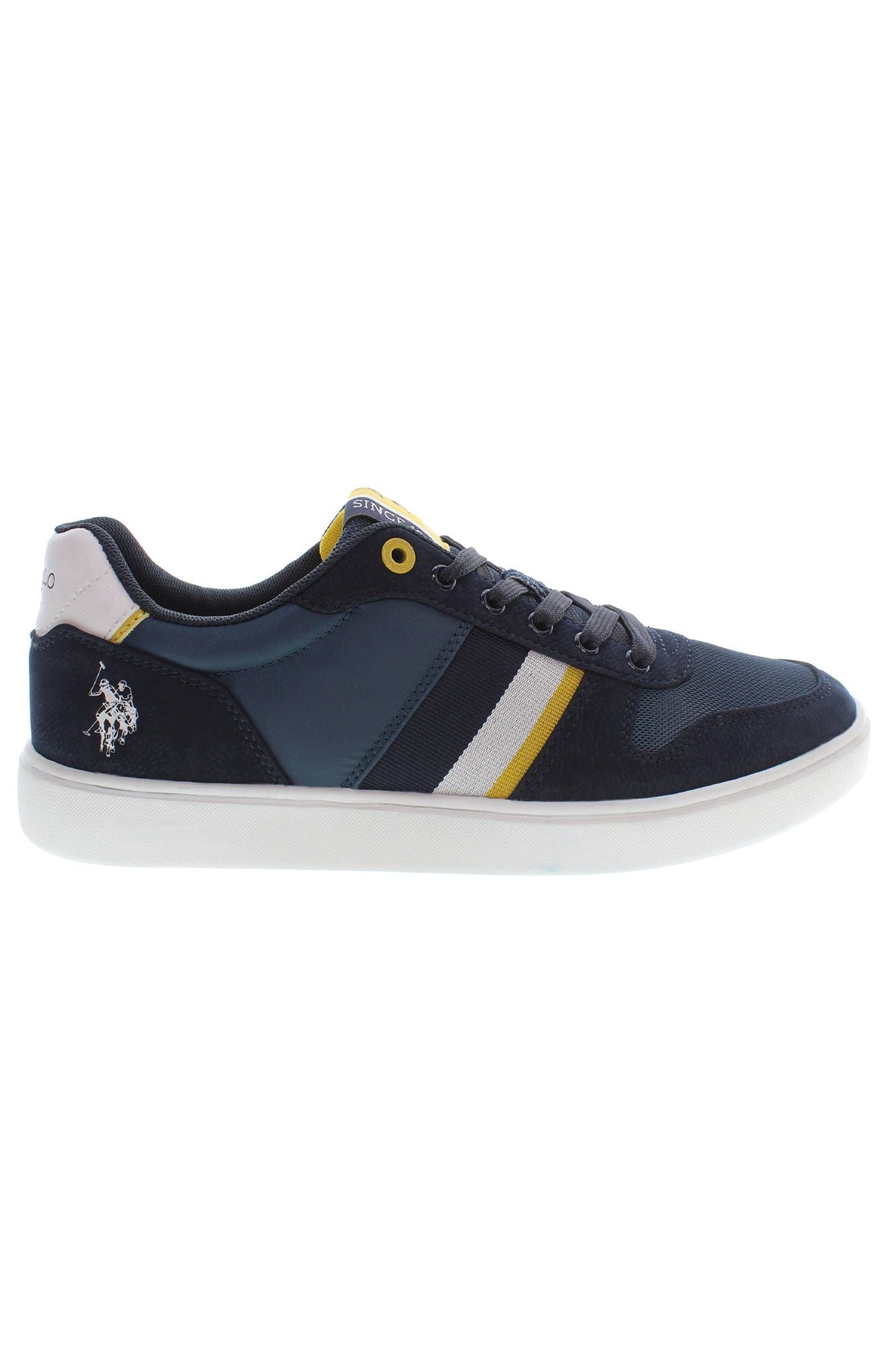 US POLO ASSN. Blue Polyester Men's Sneaker