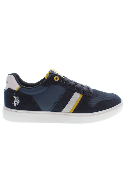 US POLO ASSN. Blue Polyester Men's Sneaker