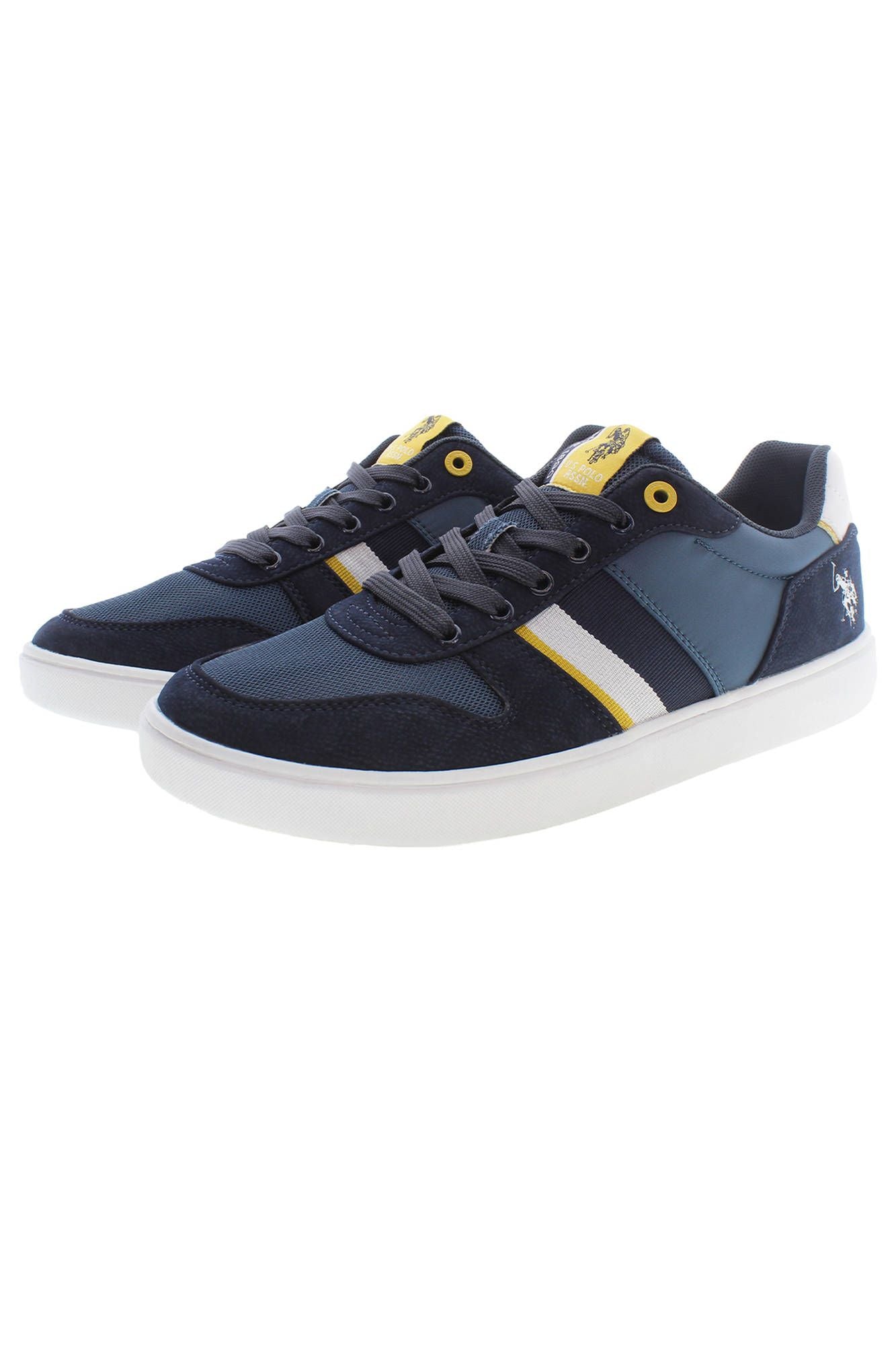 US POLO ASSN. Blue Polyester Men's Sneaker