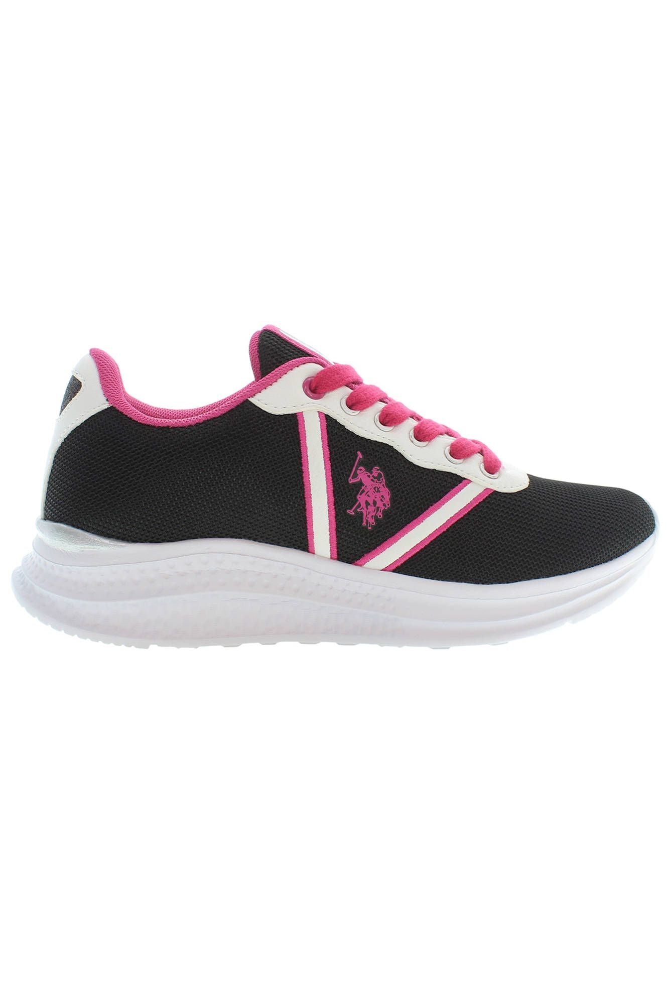 US POLO ASSN. Black Polyester Women's Sneaker