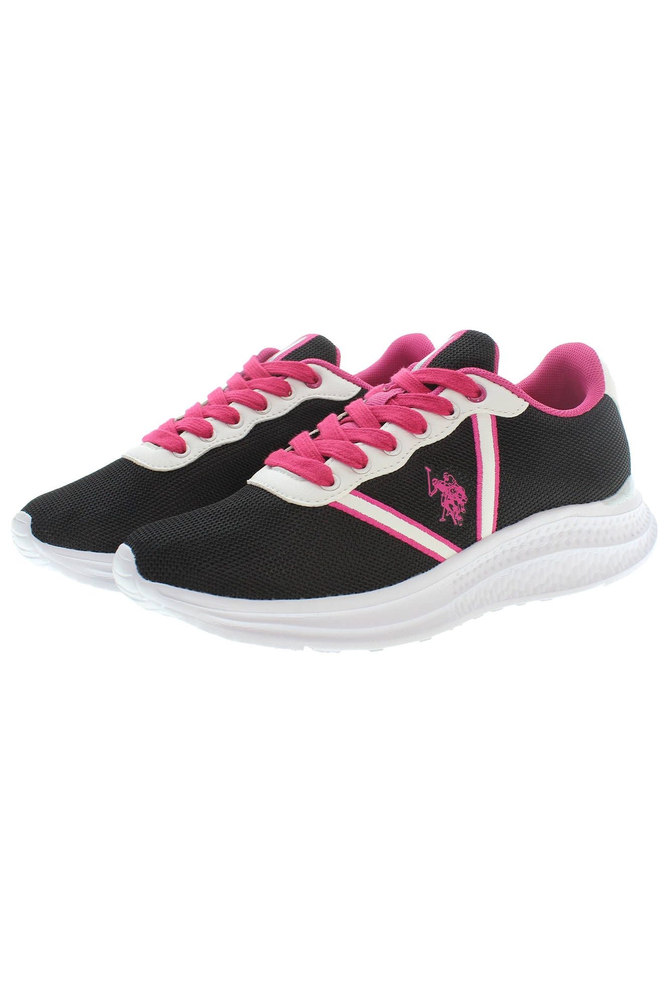 US POLO ASSN. Black Polyester Women's Sneaker