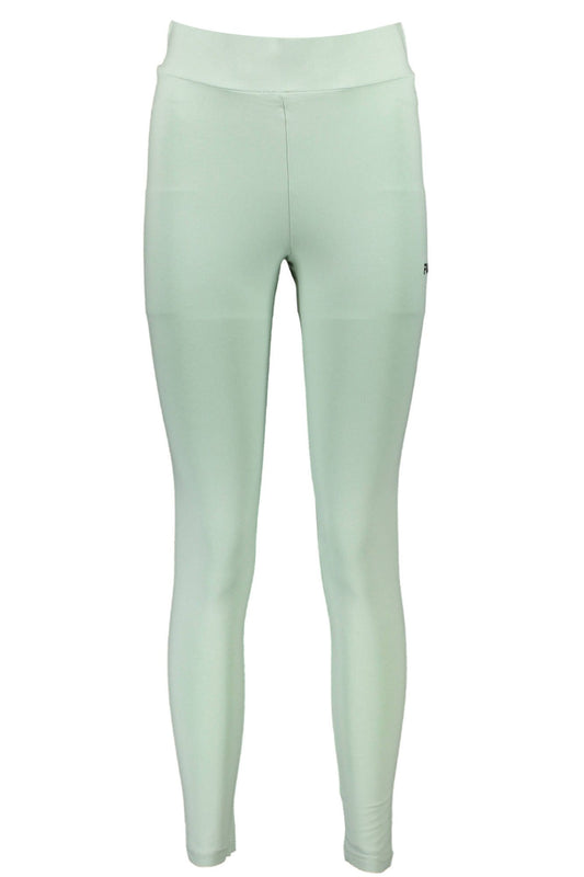 Fila Grüne Baumwoll-Leggings für Frauen