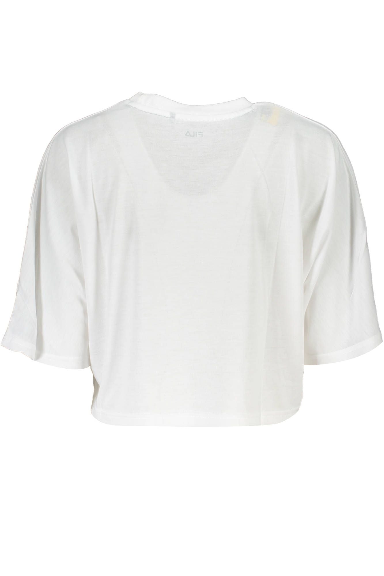 Fila White Polyester T-Shirt for Women