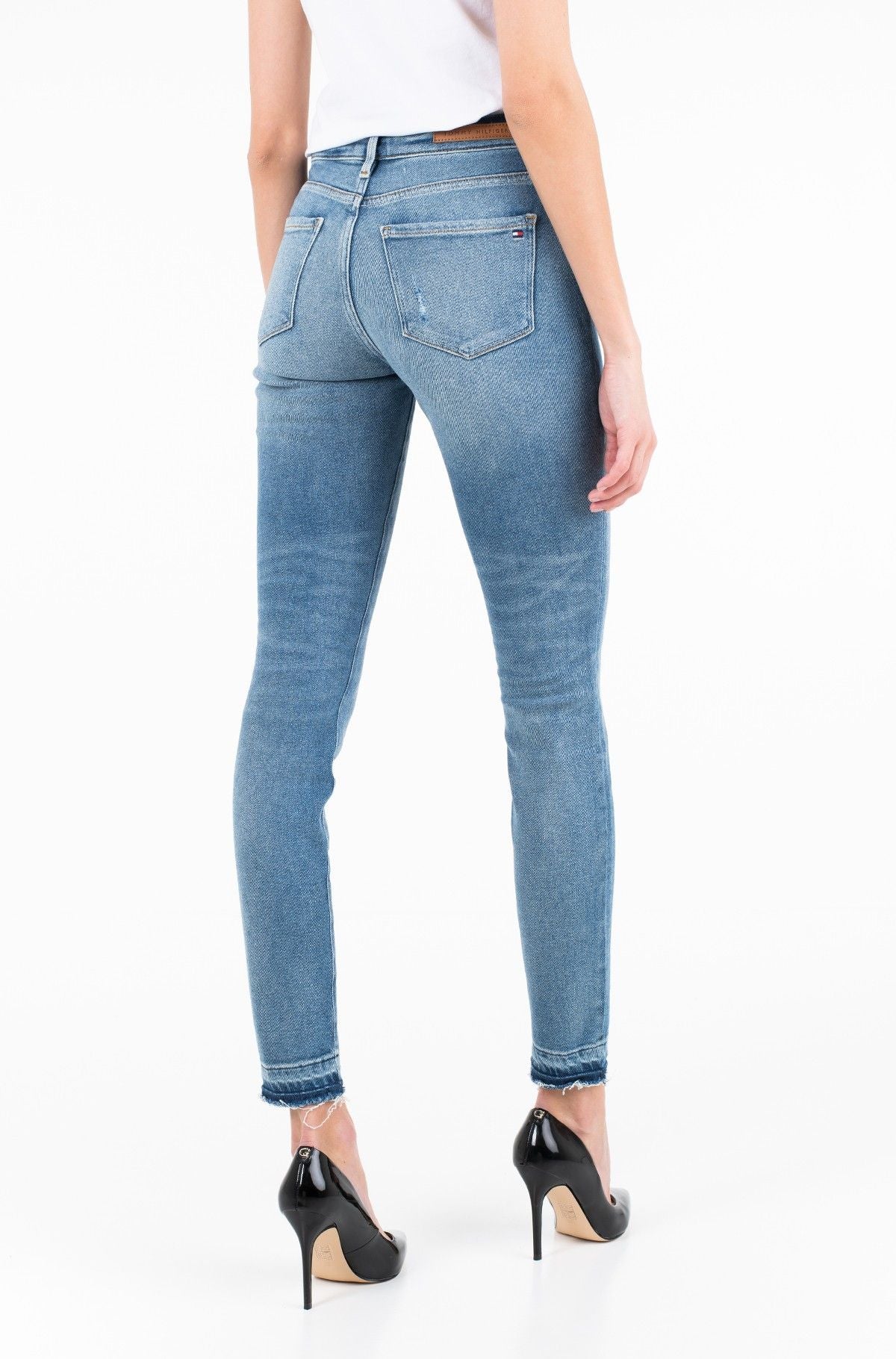 Tommy Hilfiger blue cotton jeggings for women