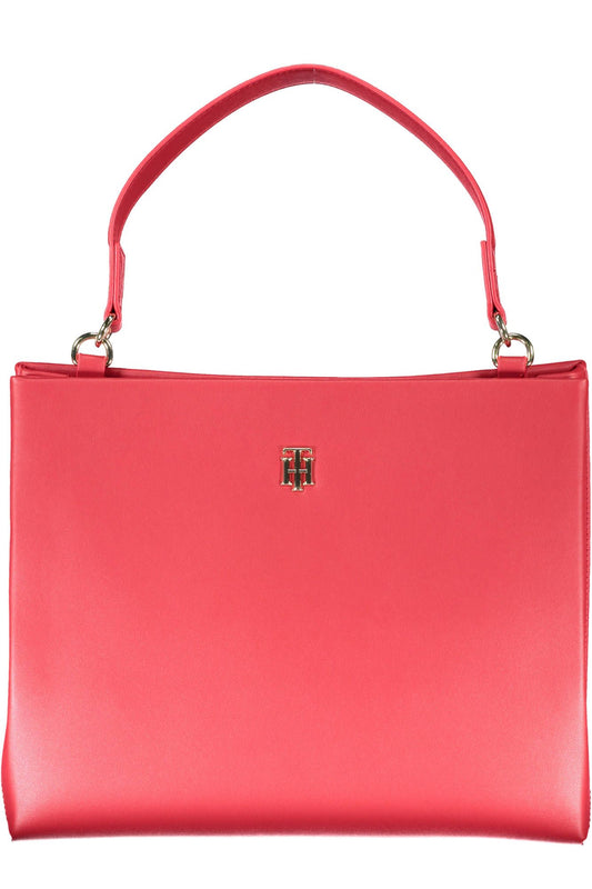 Tommy Hilfiger Rote Polyethylen Frauen Handtasche