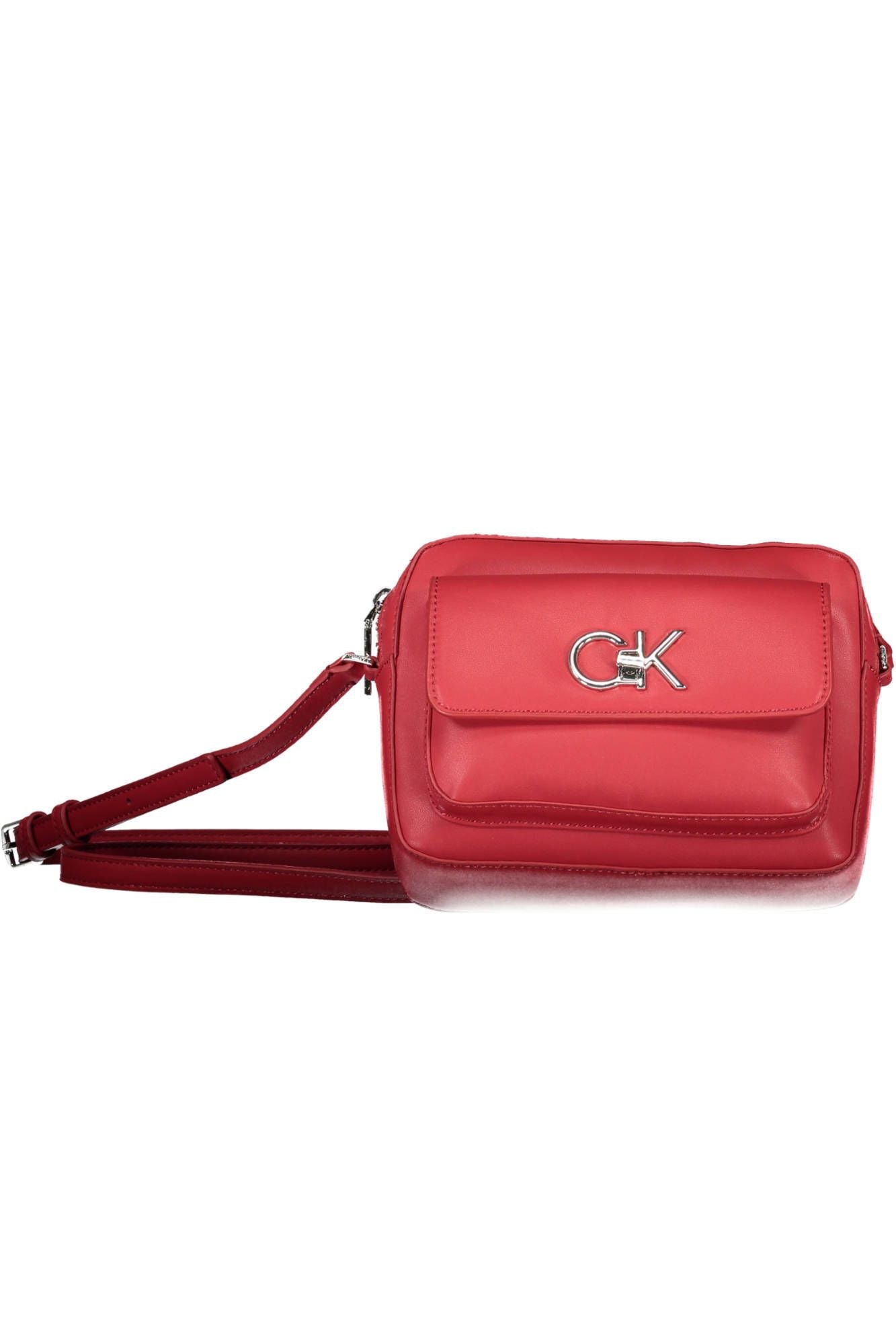 Calvin Klein Red Polyester Women's Handbag