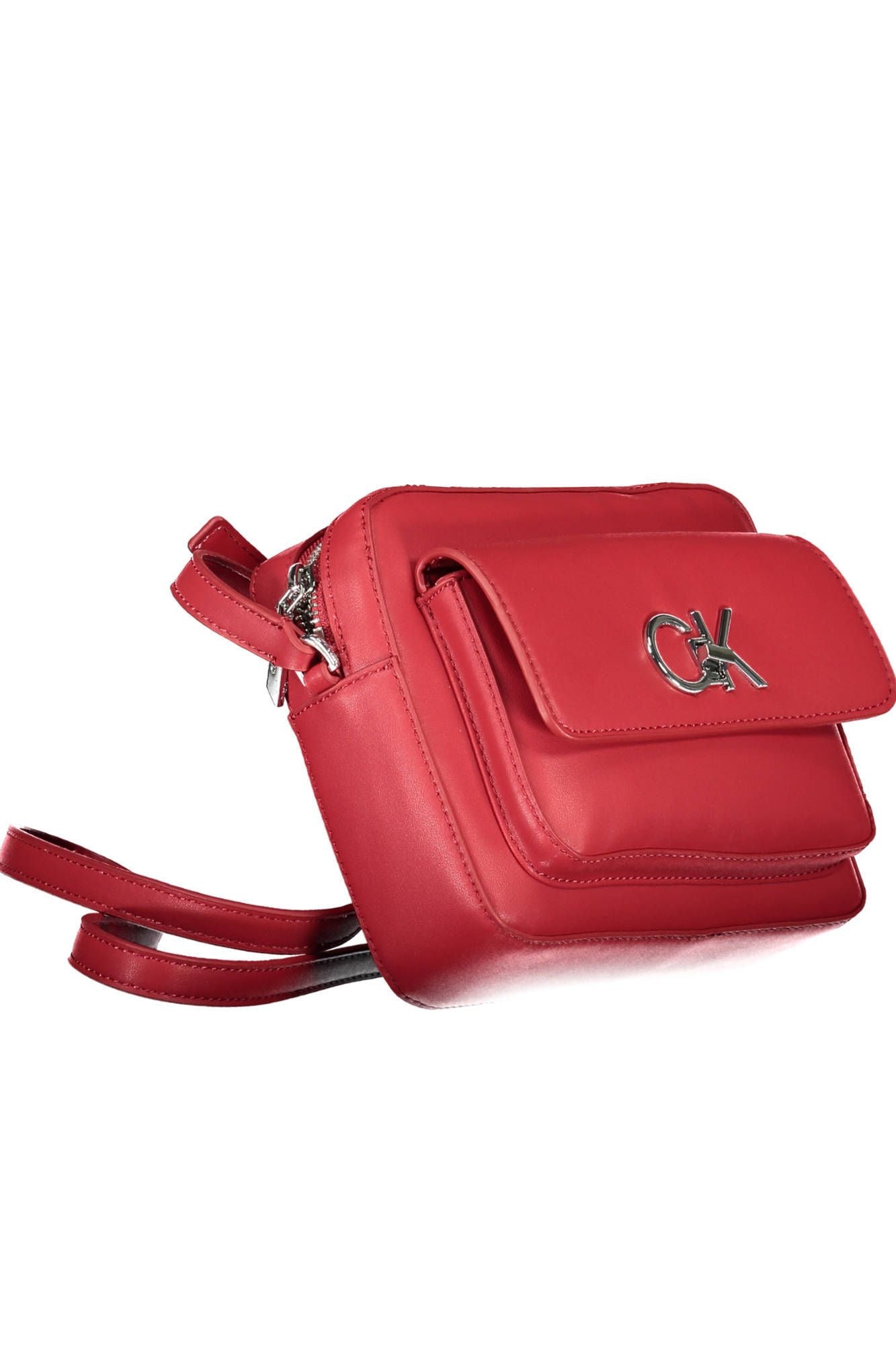 Calvin Klein Red Polyester Women's Handbag