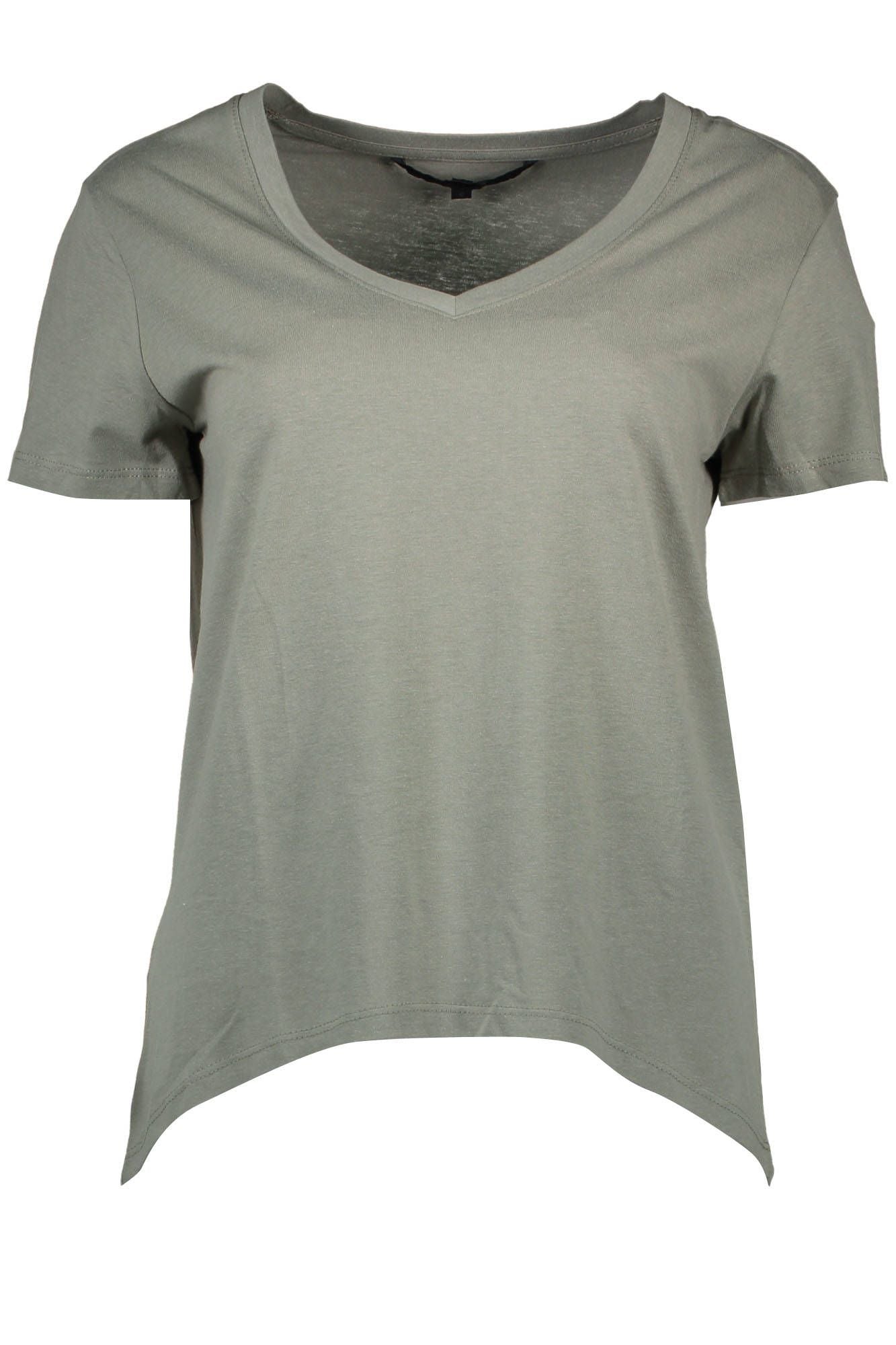 Silvian Heach Green Cotton T-Shirt for Women