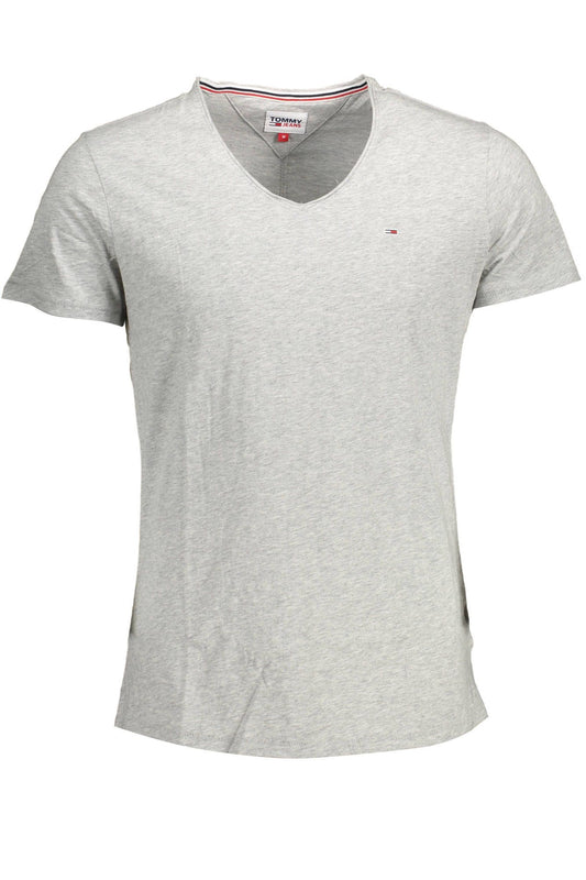 Tommy Hilfiger Gray Polyester Men's T-Shirt