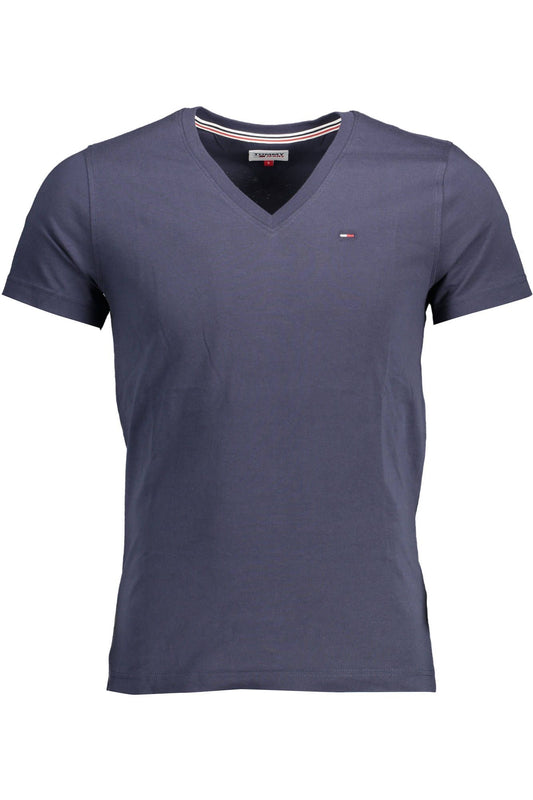 Tommy Hilfiger Blue Cotton Men's T-Shirt