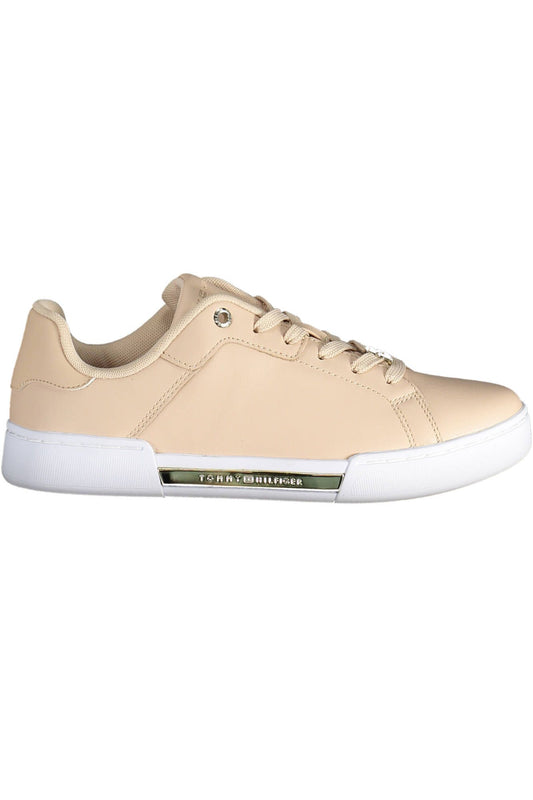 Tommy Hilfiger Pink Leather Women's Sneakers