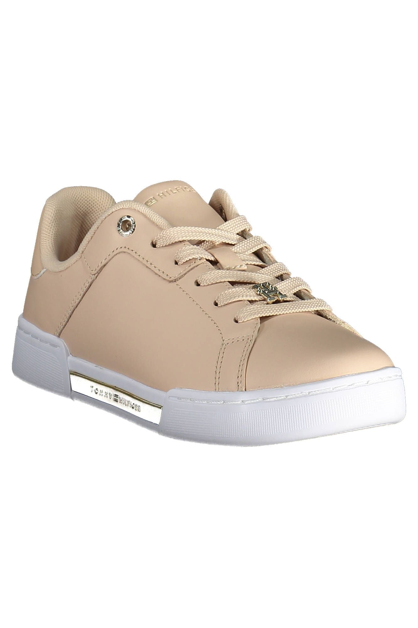 Tommy Hilfiger Pink Leather Women's Sneakers