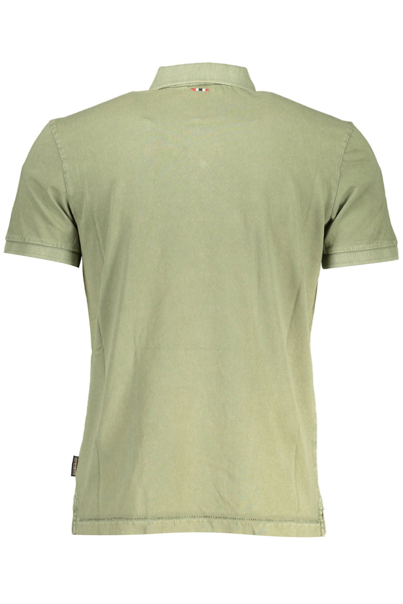 Napapijri Green Cotton Polo Shirt for Men