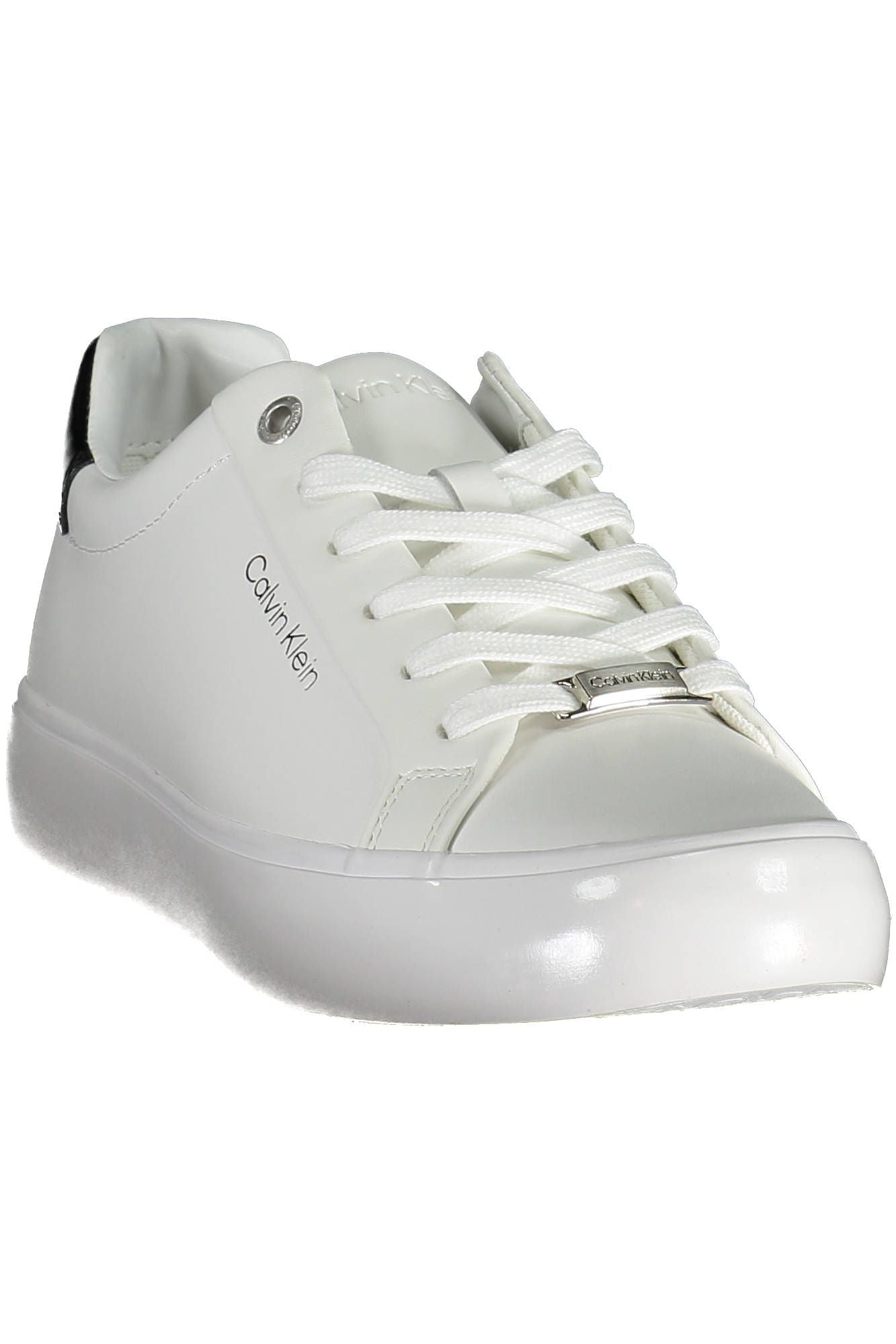 Calvin Klein White Leather Women's Sneakers