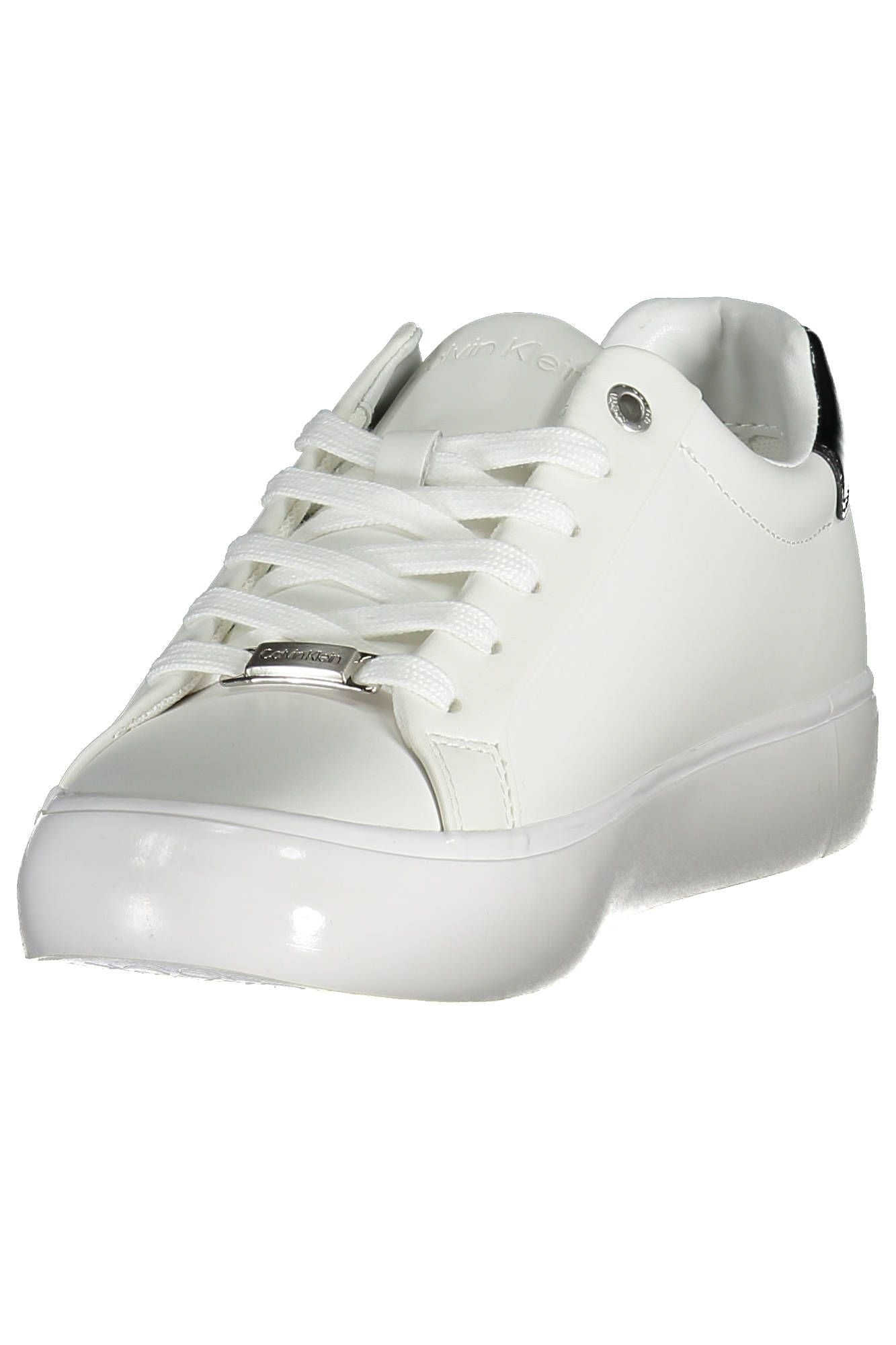 Calvin Klein White Leather Women's Sneakers