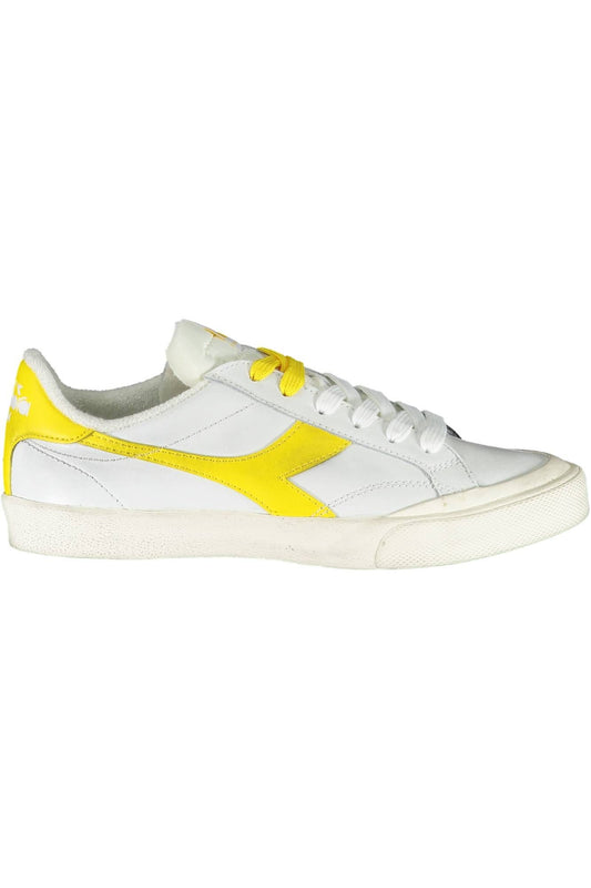 Diadora White Leather Women's Sneakers