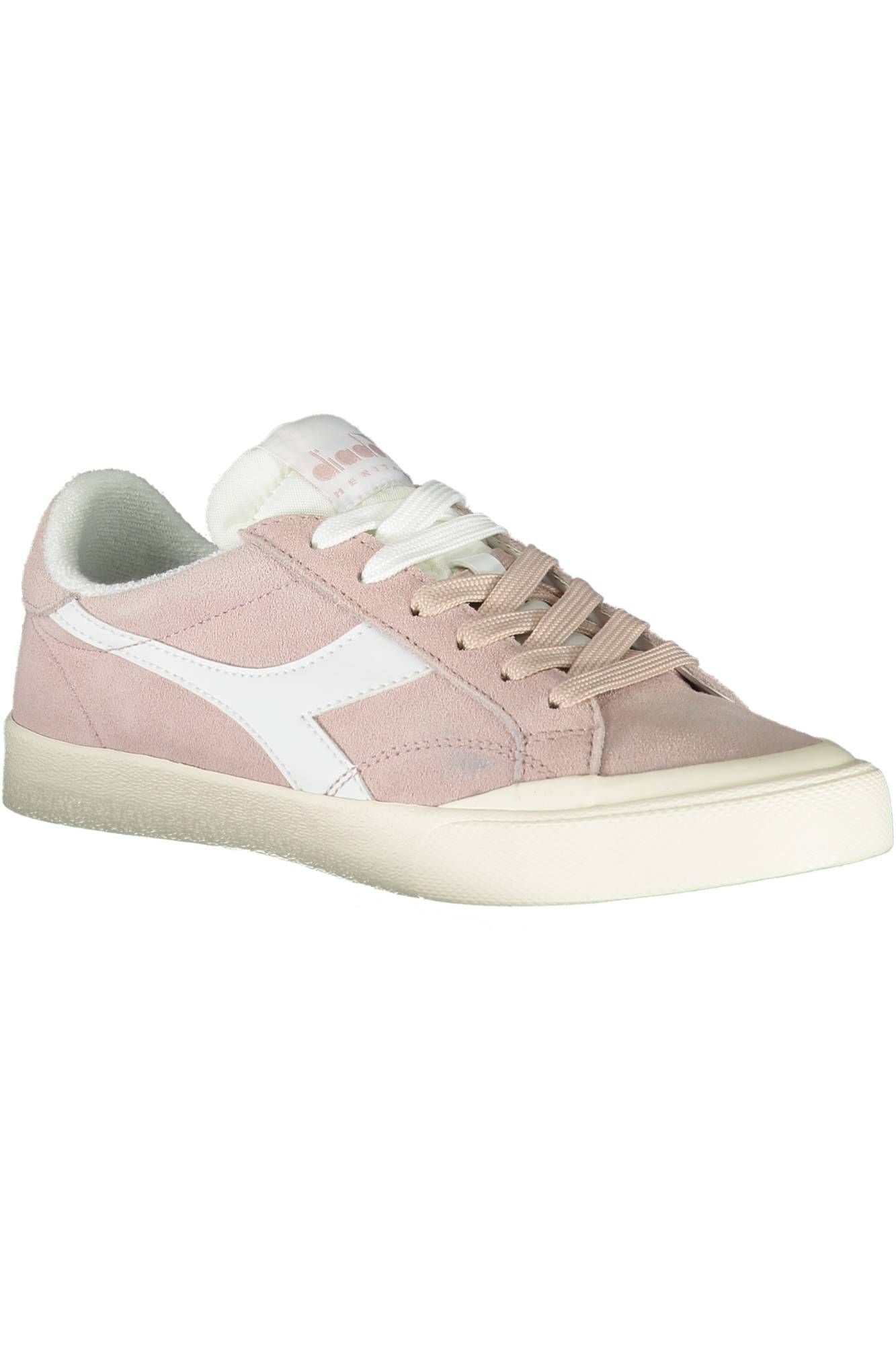 Diadora Pink Leather Women's Sneakers