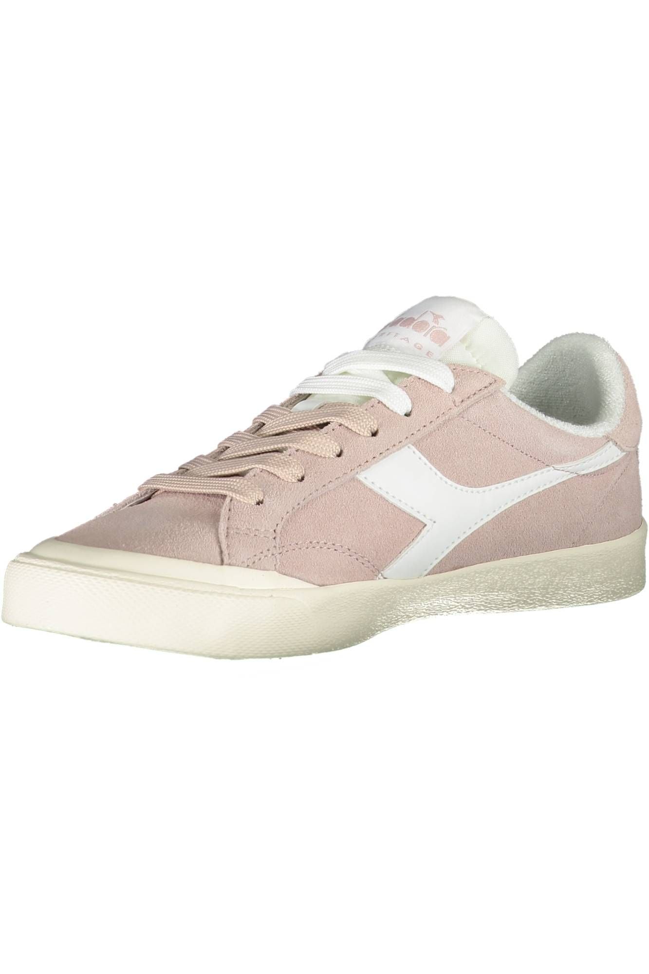 Diadora Pink Leather Women's Sneakers