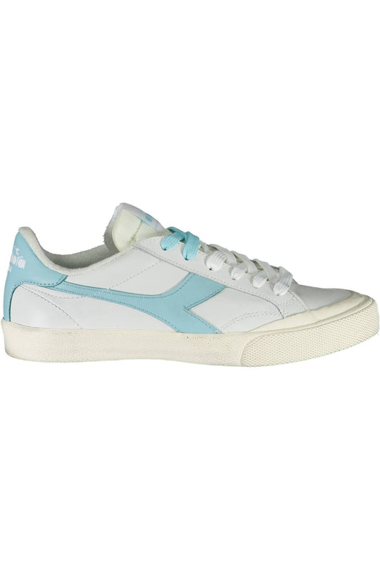 Diadora White Leather Women's Sneakers