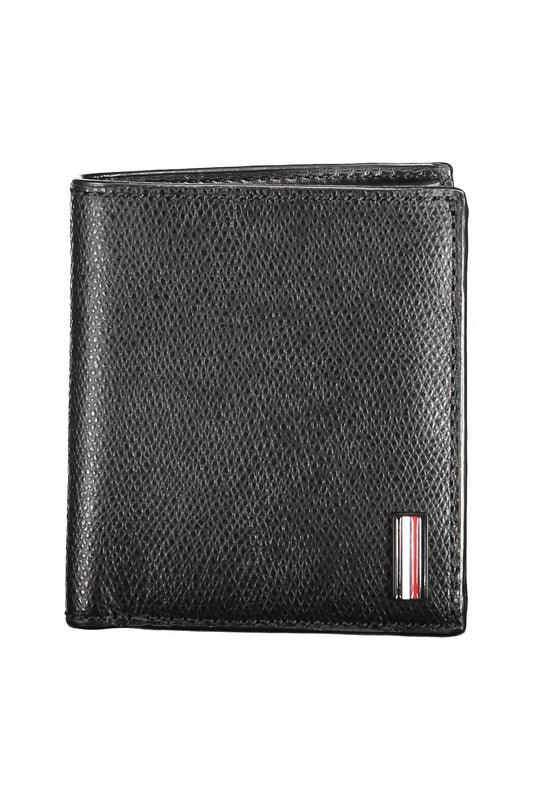 Tommy Hilfiger Black Leather Men's Wallet