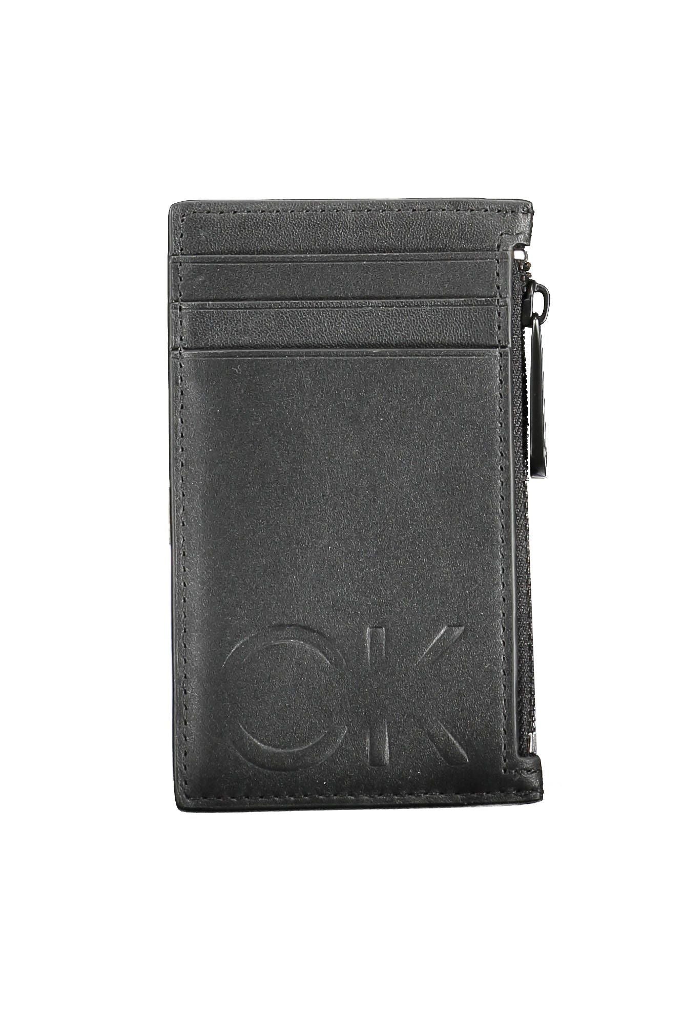 Calvin Klein Black Leather Men's Wallet