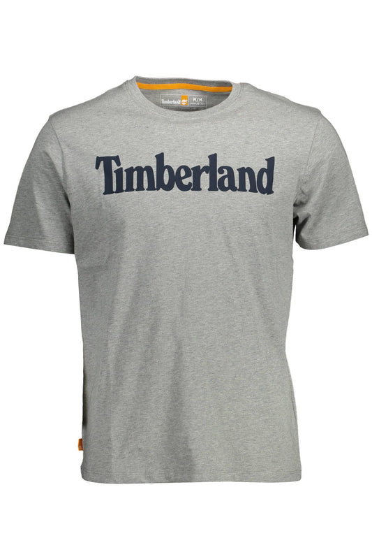 Timberland Grey Cotton Men's T-Shirt