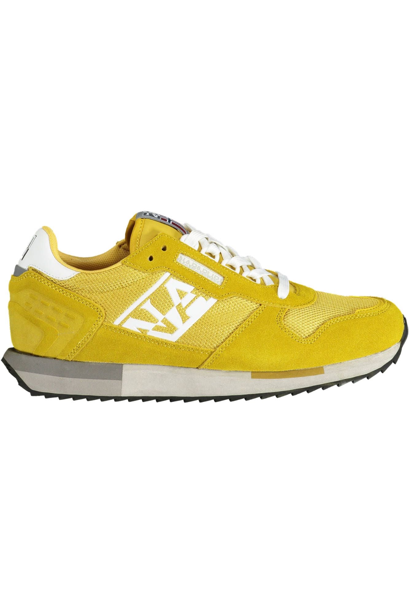 Napapijri Yellow Leather Men's Sneakers