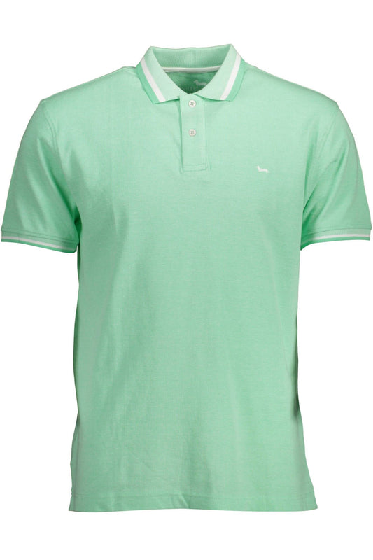 Harmont &amp; Blaine Men's Green Cotton Polo Shirt