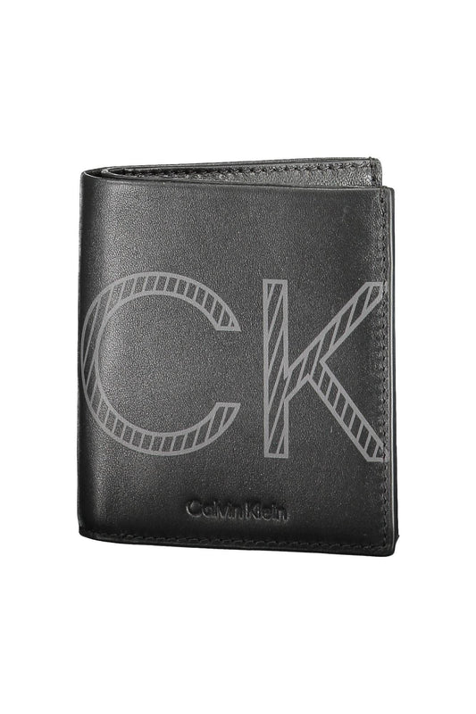 Calvin Klein Black Leather Men's Wallet