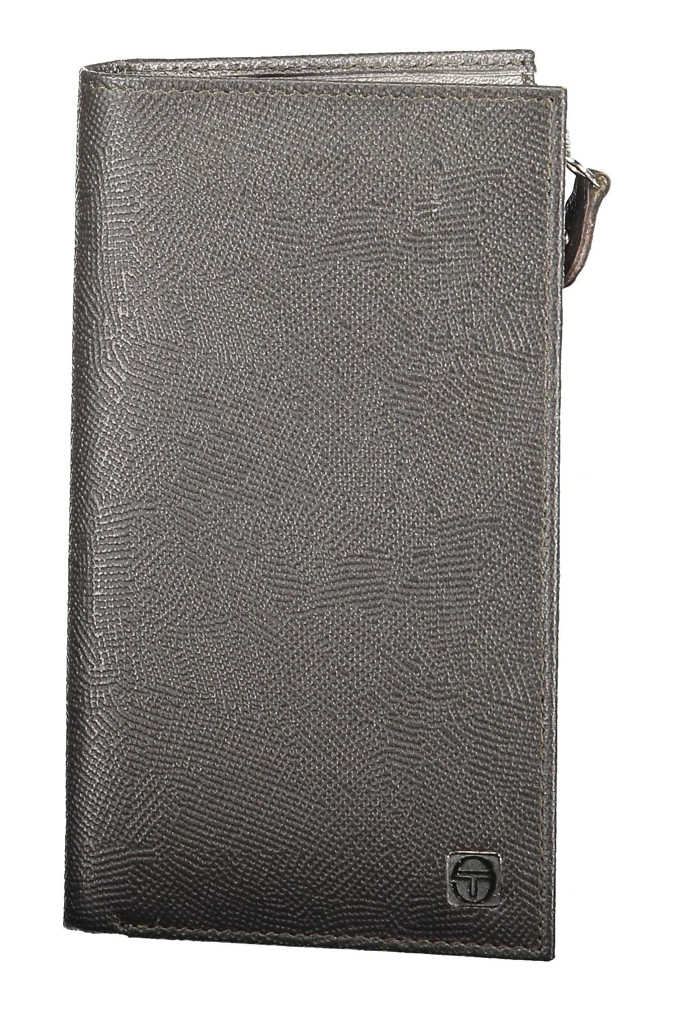 Sergio Tacchini Brown Leather Wallet for Men