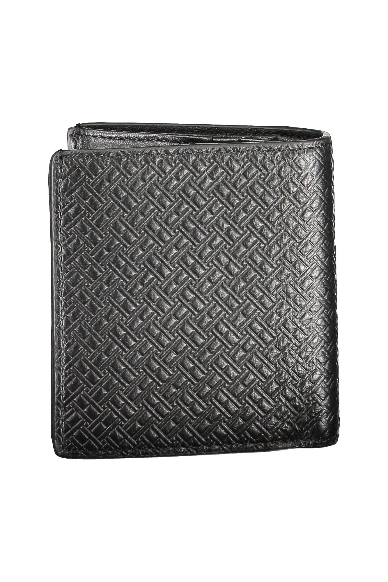 Tommy Hilfiger Black Leather Men's Wallet