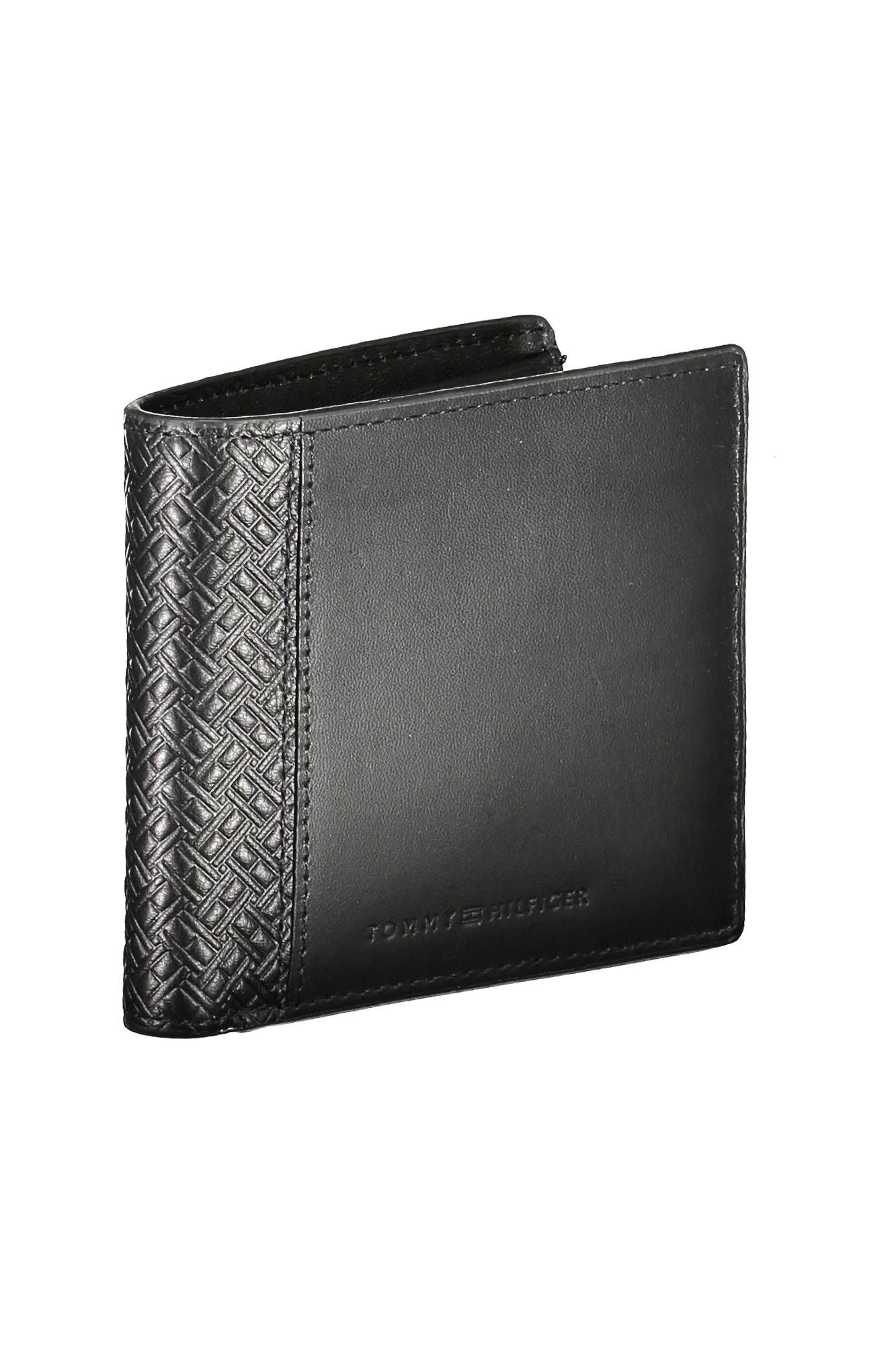 Tommy Hilfiger Black Leather Men's Wallet