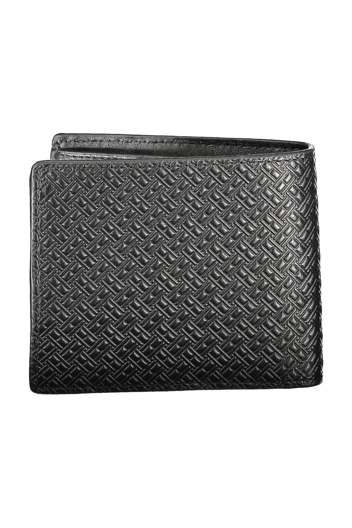 Tommy Hilfiger Black Leather Men's Wallet