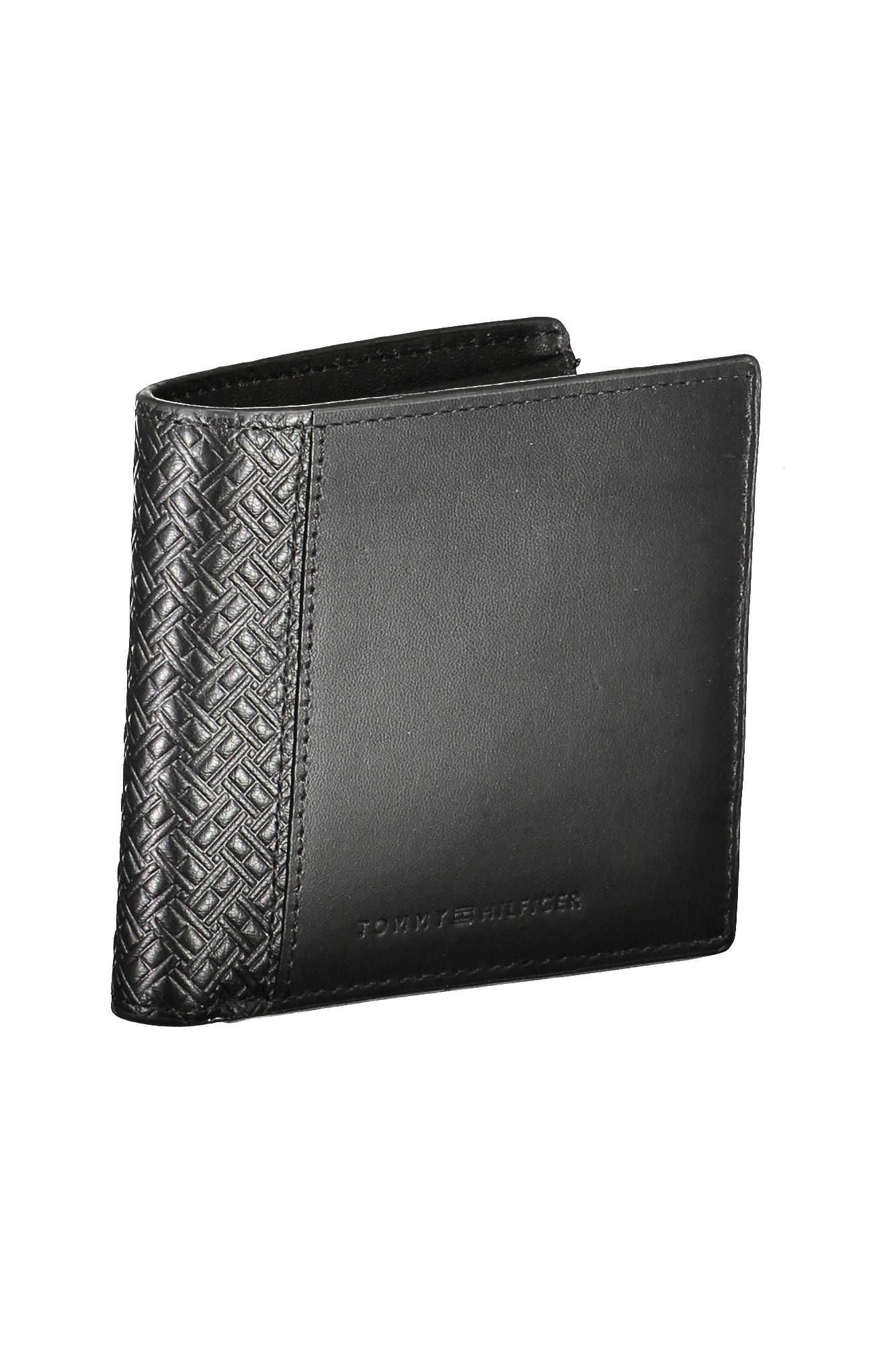 Tommy Hilfiger Black Leather Men's Wallet