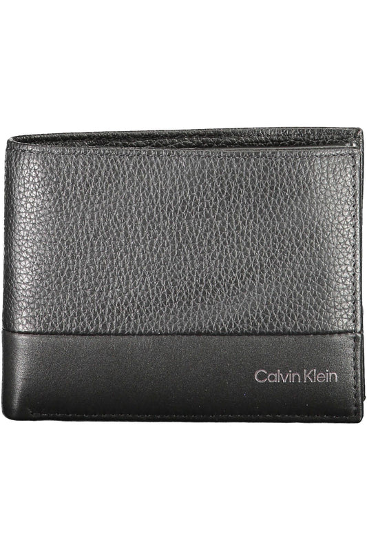 Calvin Klein Black Leather Men's Wallet