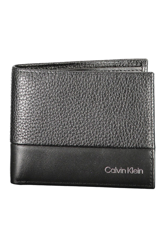 Calvin Klein Black Leather Men's Wallet