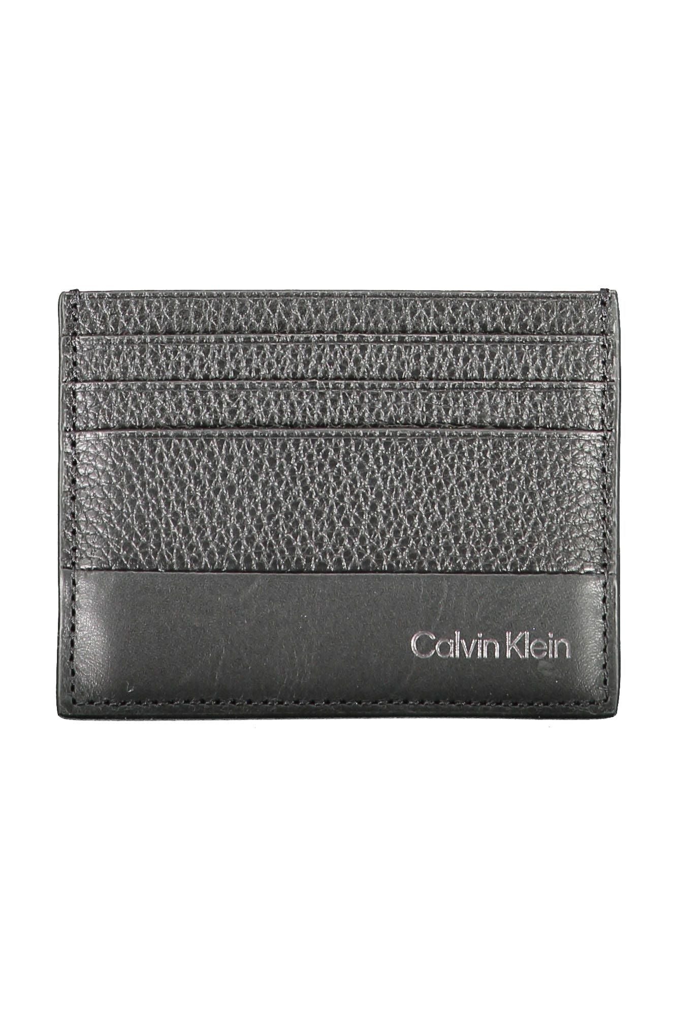 Calvin Klein Black Leather Men's Wallet