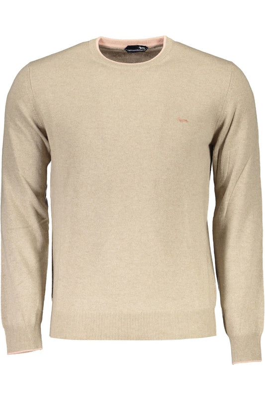 Harmont &amp; Blaine beige wool sweater for men