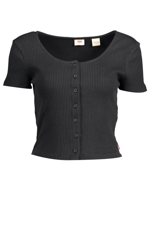 Levi's Black Cotton Top for Women