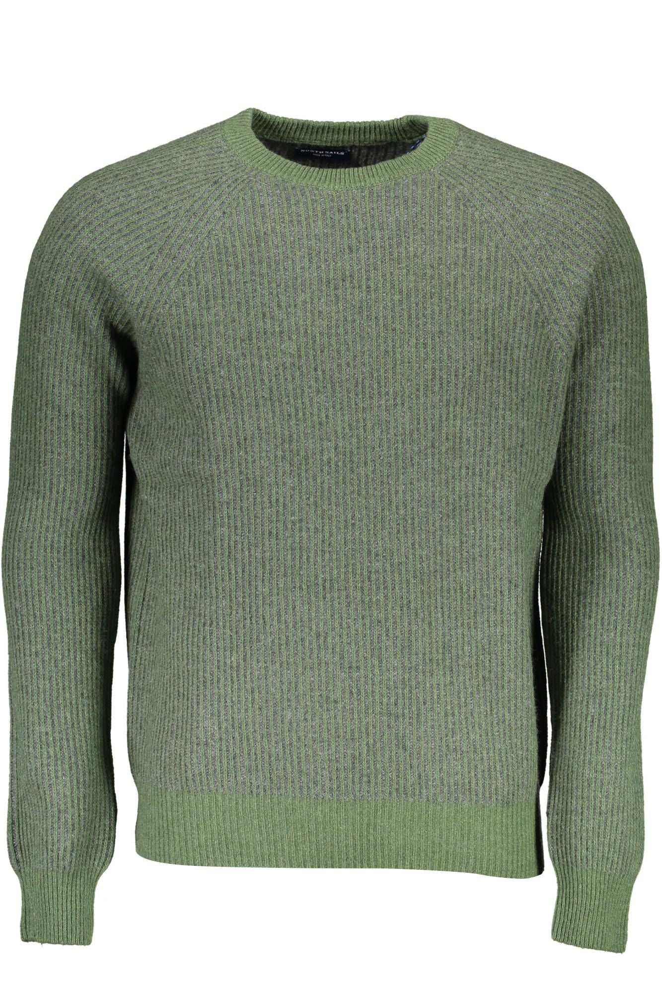 North Sails Grüner Pullover aus Wolle für Männer