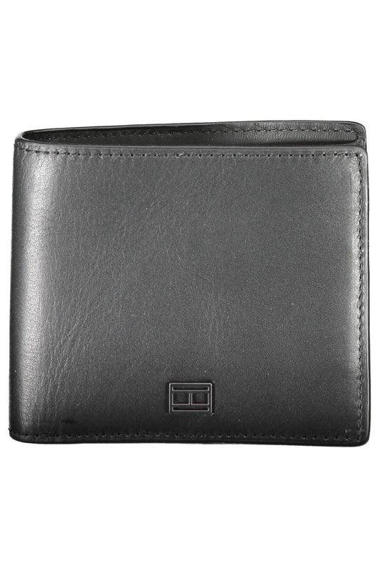 Tommy Hilfiger Black Leather Men's Wallet