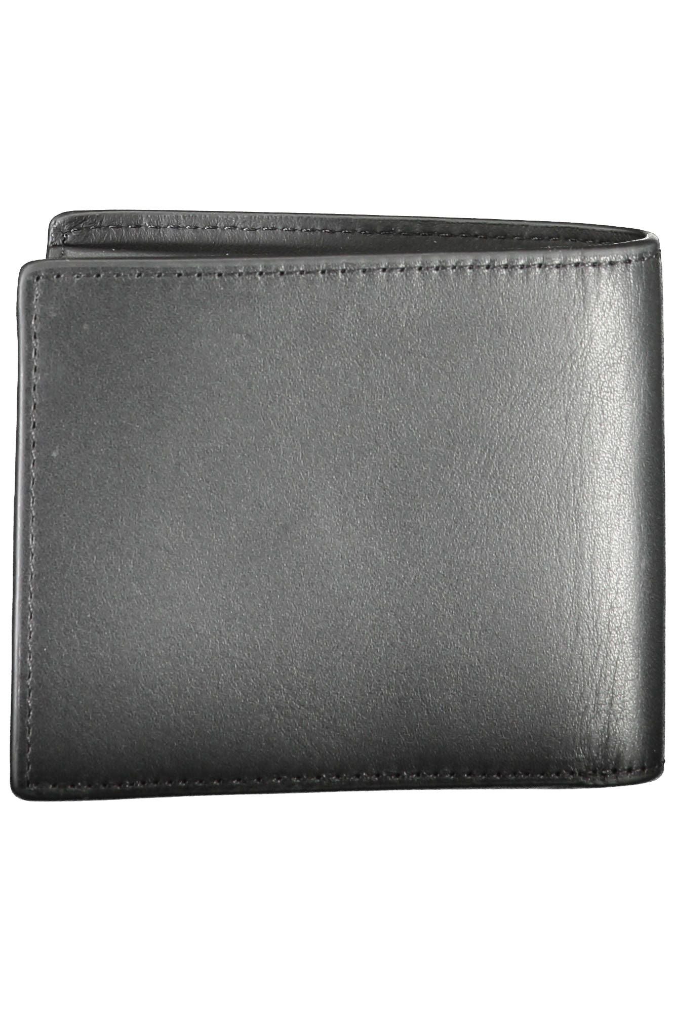 Tommy Hilfiger Black Leather Men's Wallet