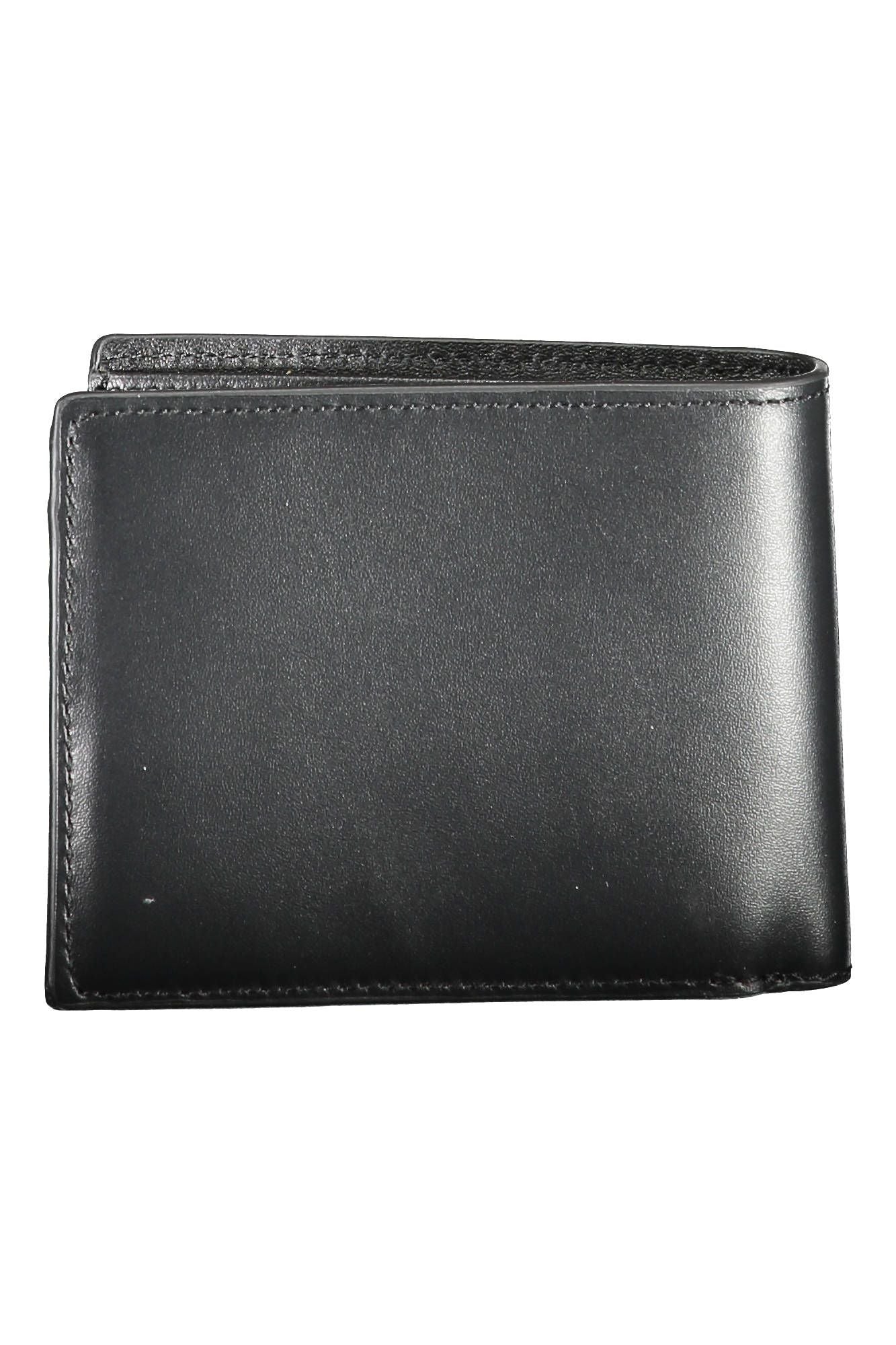 Tommy Hilfiger Black Leather Men's Wallet