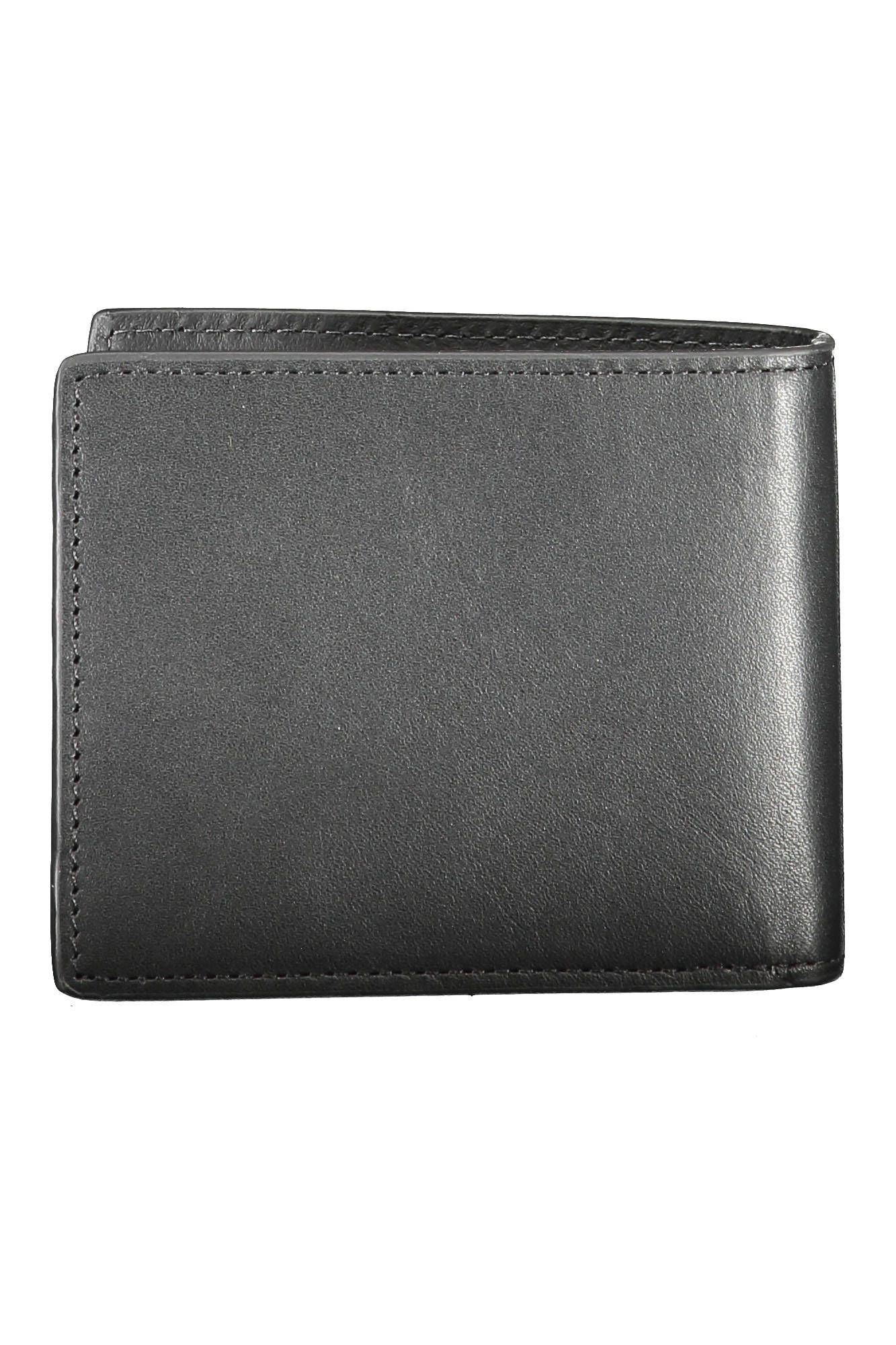 Tommy Hilfiger Black Leather Men's Wallet