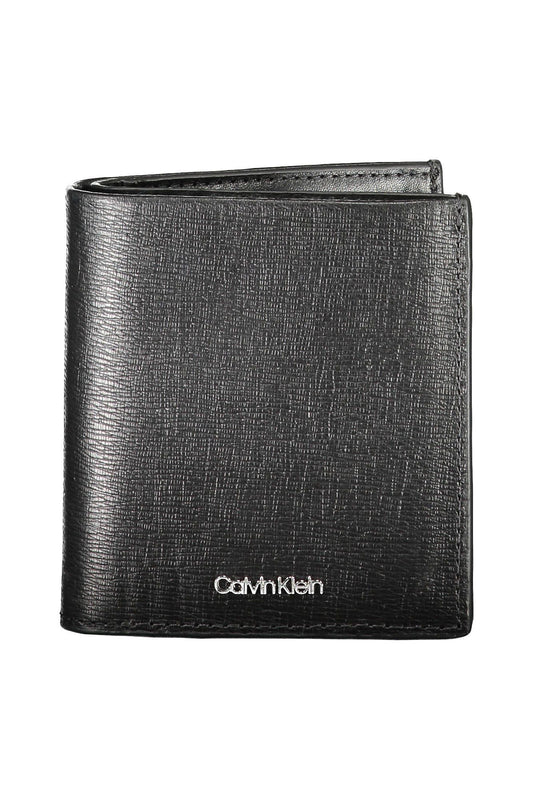 Calvin Klein Black Leather Men's Wallet